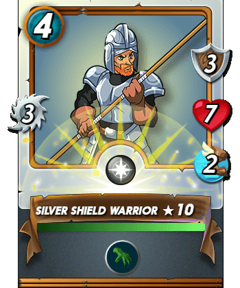 The Silver Shield Warrior card