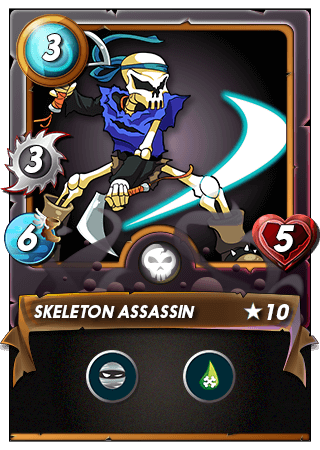 The Skeleton Assassin card
