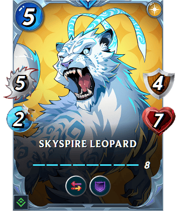 The Skyspire Leopard card