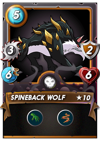 The Spineback Wolf card