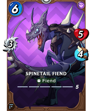 The Spinetail Fiend card