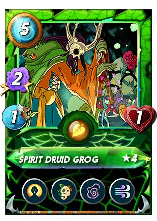 The Spirit Druid Grog card