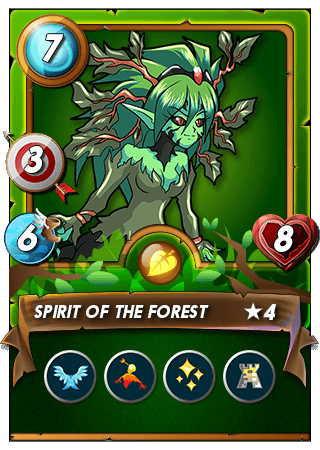 The Spirit of the Forest card