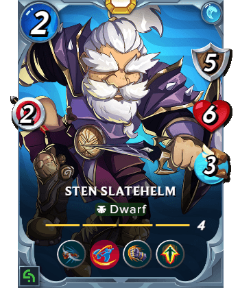 The Sten Slatehelm card