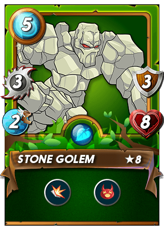 The Stone Golem card