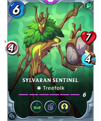The Sylvaran Sentinel card
