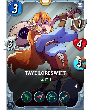 The Taye Loreswift card