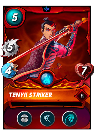 The Tenyii Striker card