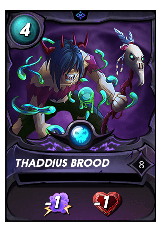 The Thaddius Brood card