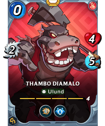 The Thambo Diamalo card