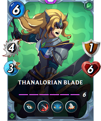 The Thanalorian Blade card