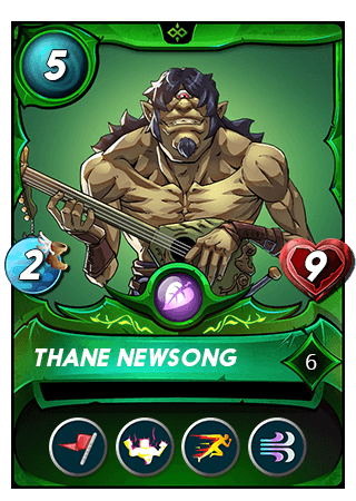 The Thane Newsong card