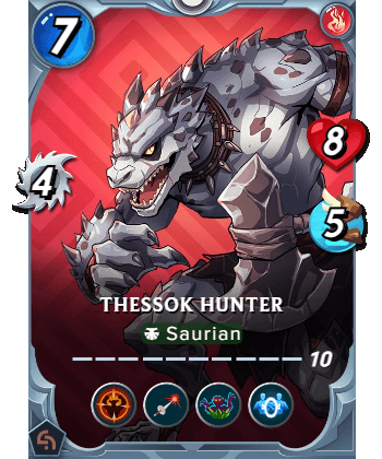 The Thessok Hunter card