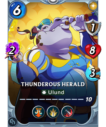 The Thunderous Herald card