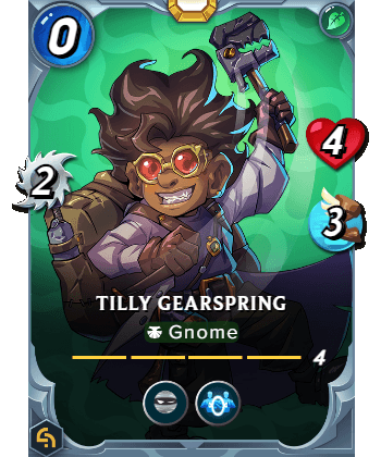 The Tilly Gearspring card