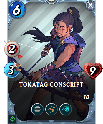 The Tokatag Conscript card