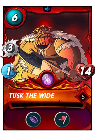 The Tusk the Wide card