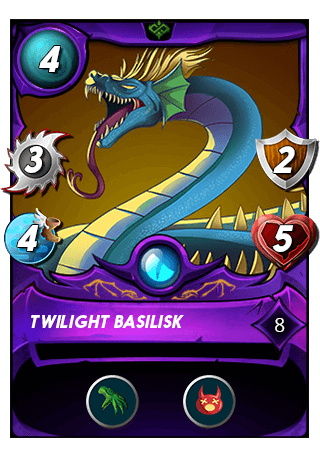 The Twilight Basilisk card