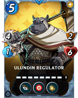 The Ulundin Regulator card