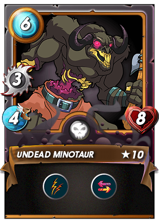 The Undead Minotaur card