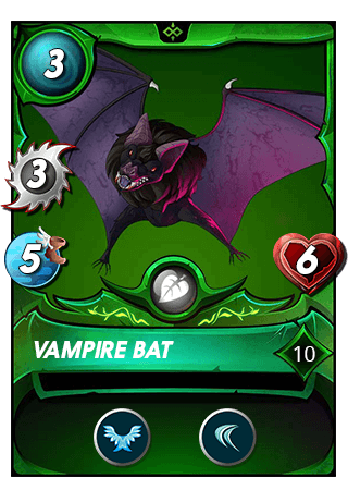 The Vampire Bat card