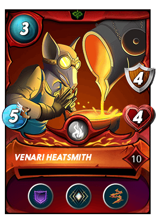 The Venari Heatsmith card