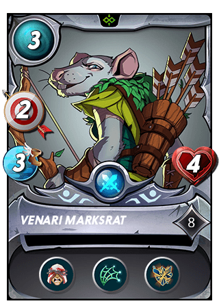 The Venari Marksrat card