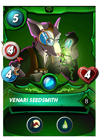 The Venari Seedsmith card