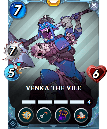 The Venka the Vile card