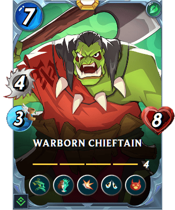 The Warborn Chieftain card