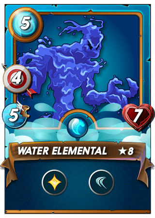 The Water Elemental card