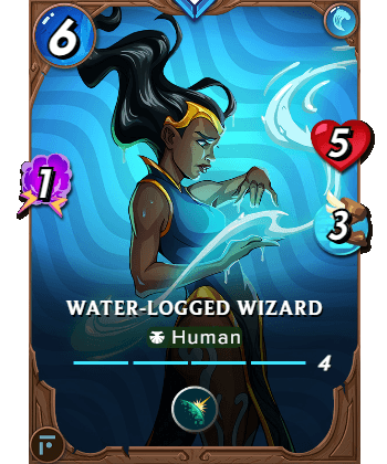 The Water-Logged Wizard card