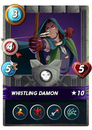 The Whistling Damon card