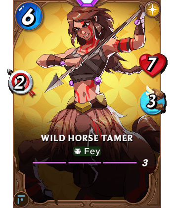 The Wild Horse Tamer card