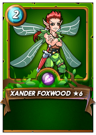 The Xander Foxwood card