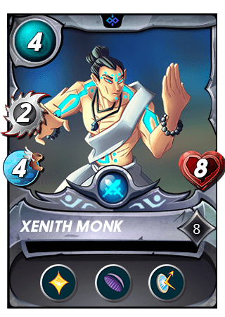 The Xenith Monk card