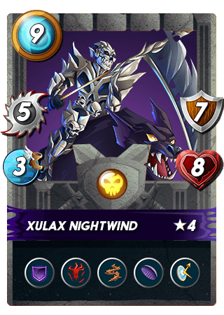 The Xulax Nightwind card