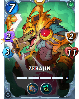 The Zebajin card