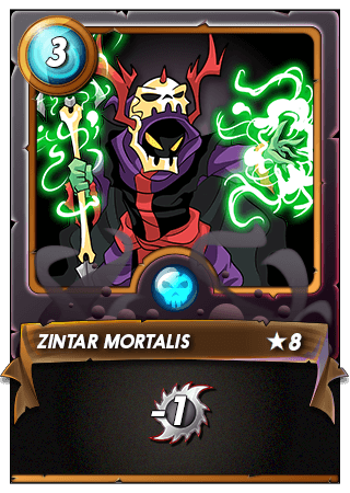 The Zintar Mortalis card