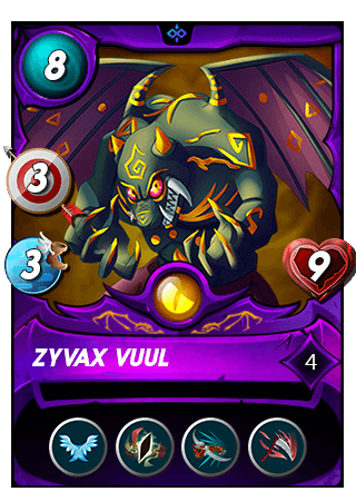 The Zyvax Vuul card